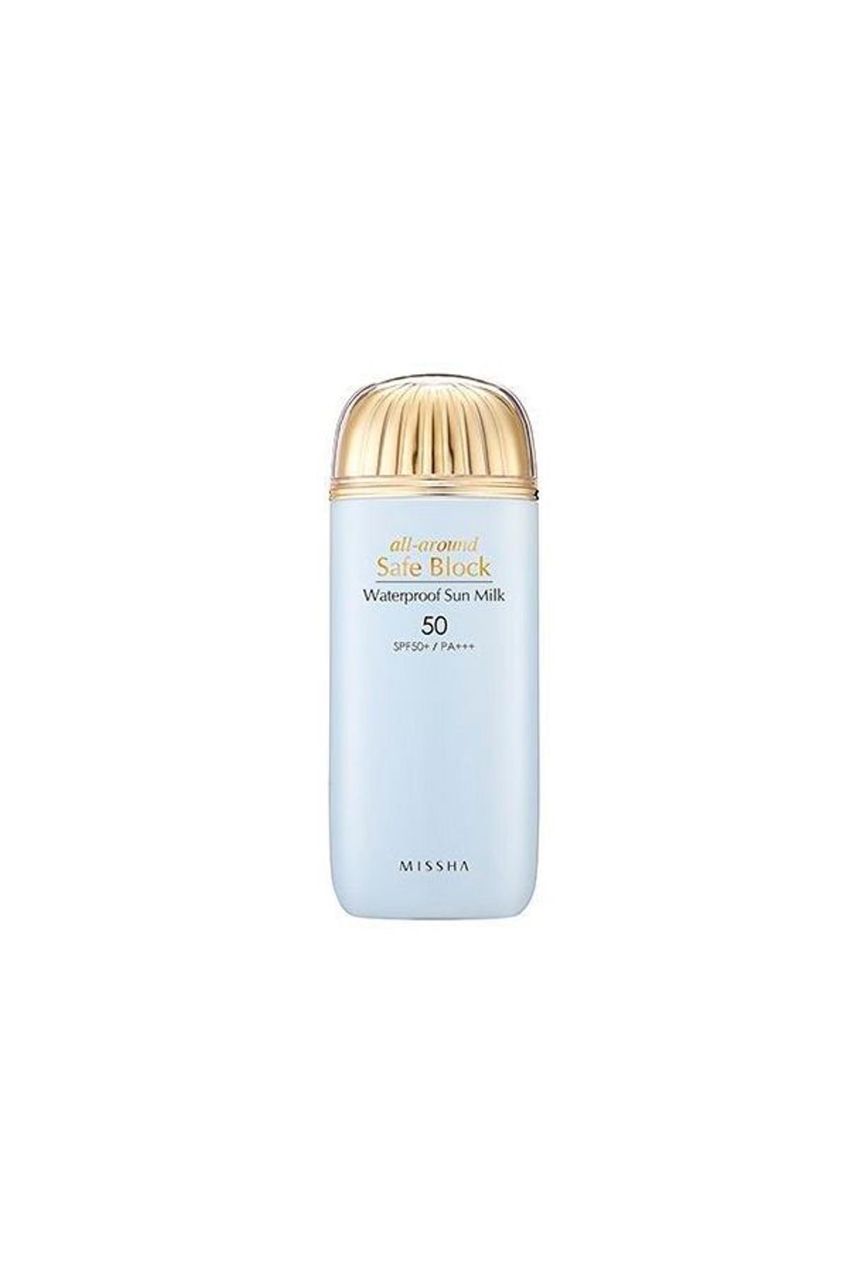 Neceser Waterproof: crema facial de protección solar 50+, de Missha