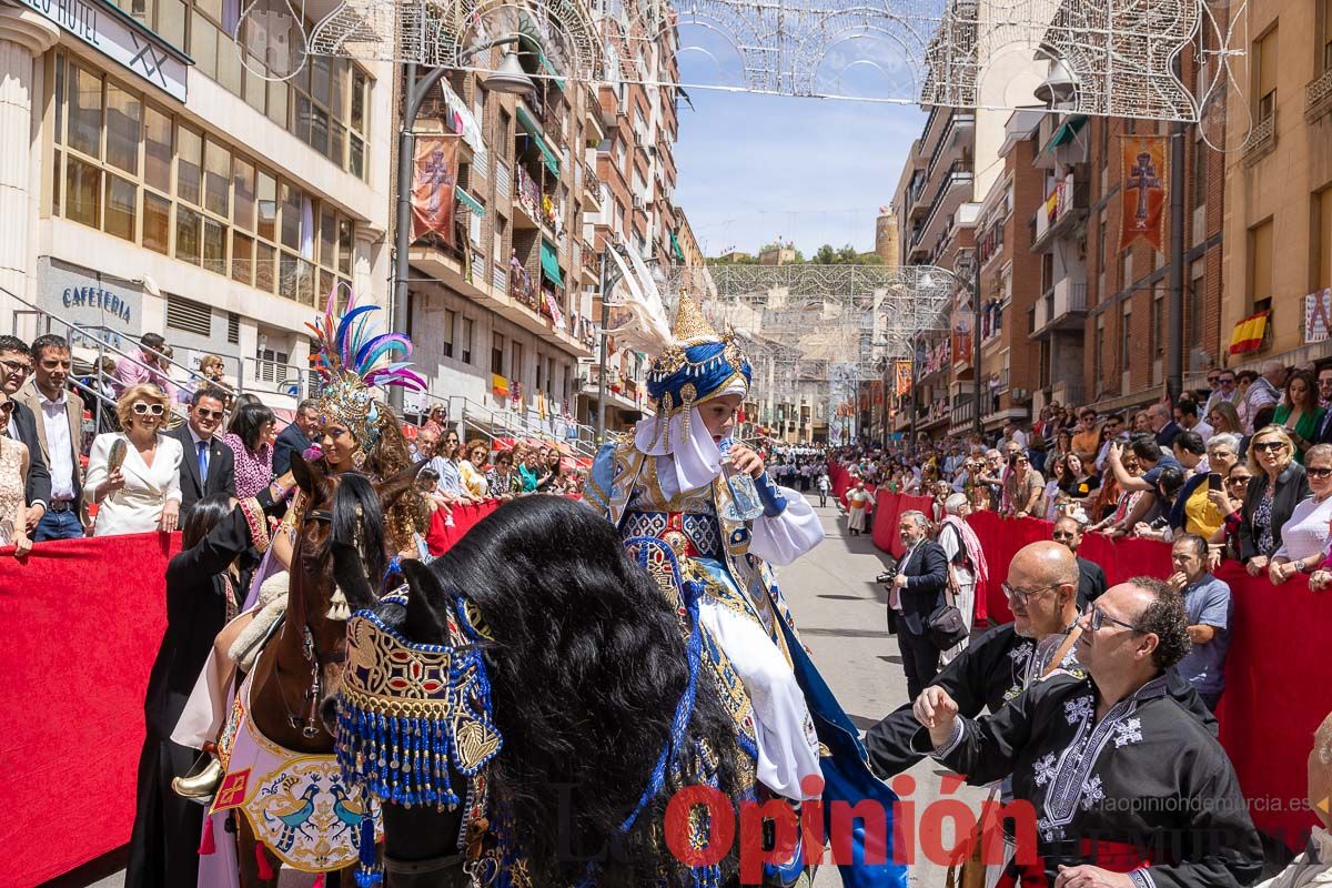 Desfile infantil del Bando Moro en las Fiestas de Caravaca