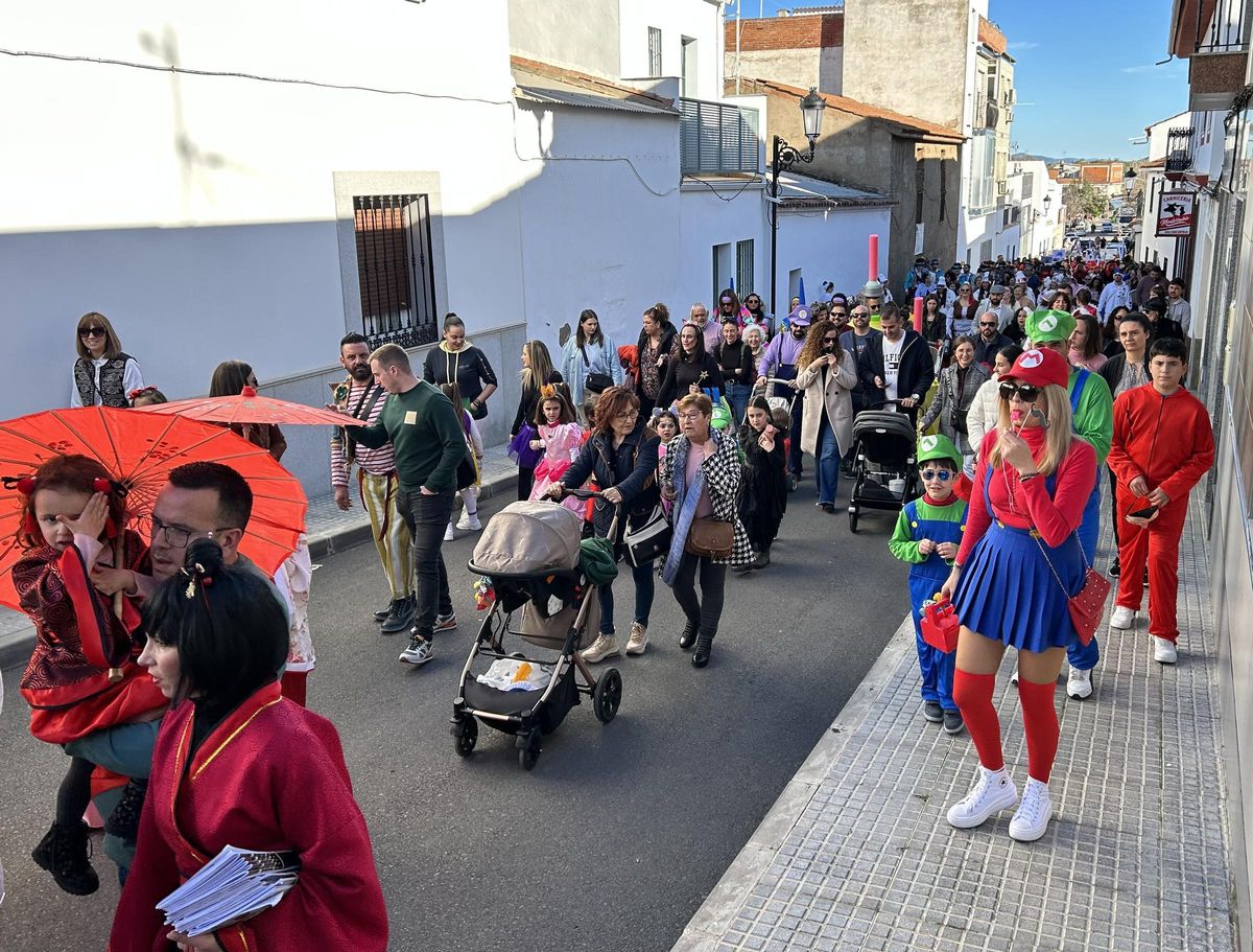 Desfile de carnaval en Peñarroya-Pueblonuevo.