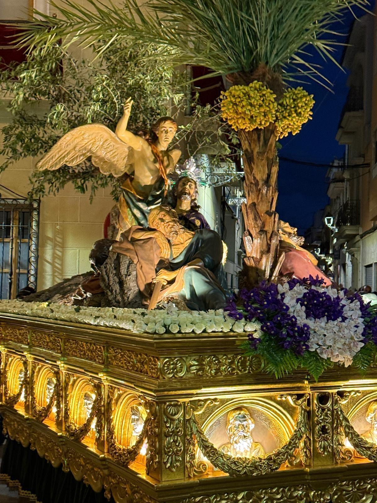 Oración en el Huerto que abre la Procesión de este Viernes Santo.
