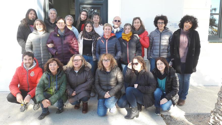 L&#039;equip de mestres actual de l&#039;Escola Caritat Serinyana.