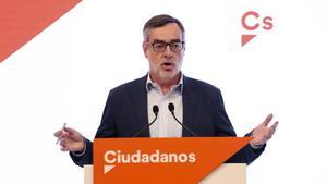 José Manuel Villegas, secretario general de Ciudadanos. 