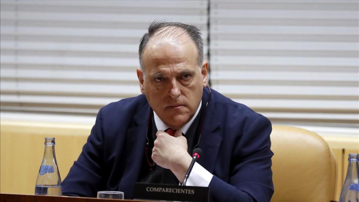 Javier Tebas, presidente de LaLiga