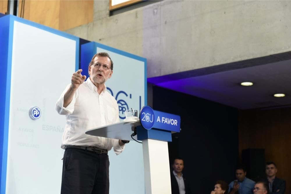 Mitin de Mariano Rajoy en el Auditorio de Murcia