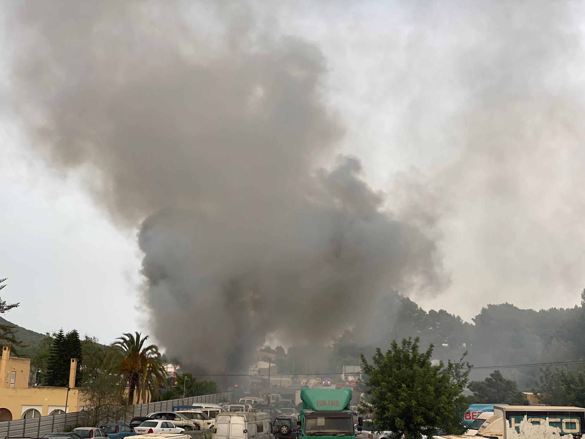 Declarado un fuego en Ca Na Negreta