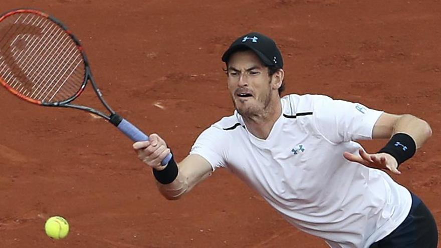 Andy Murray, en una acción del partido.