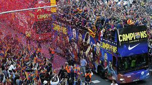 La festa blaugrana, en 60 segons.