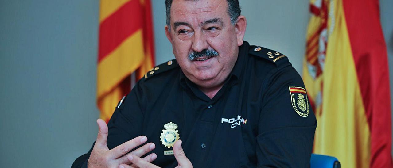El inspector de la Policía Nacional Diego Cazalla durante su etapa de negociador policial.