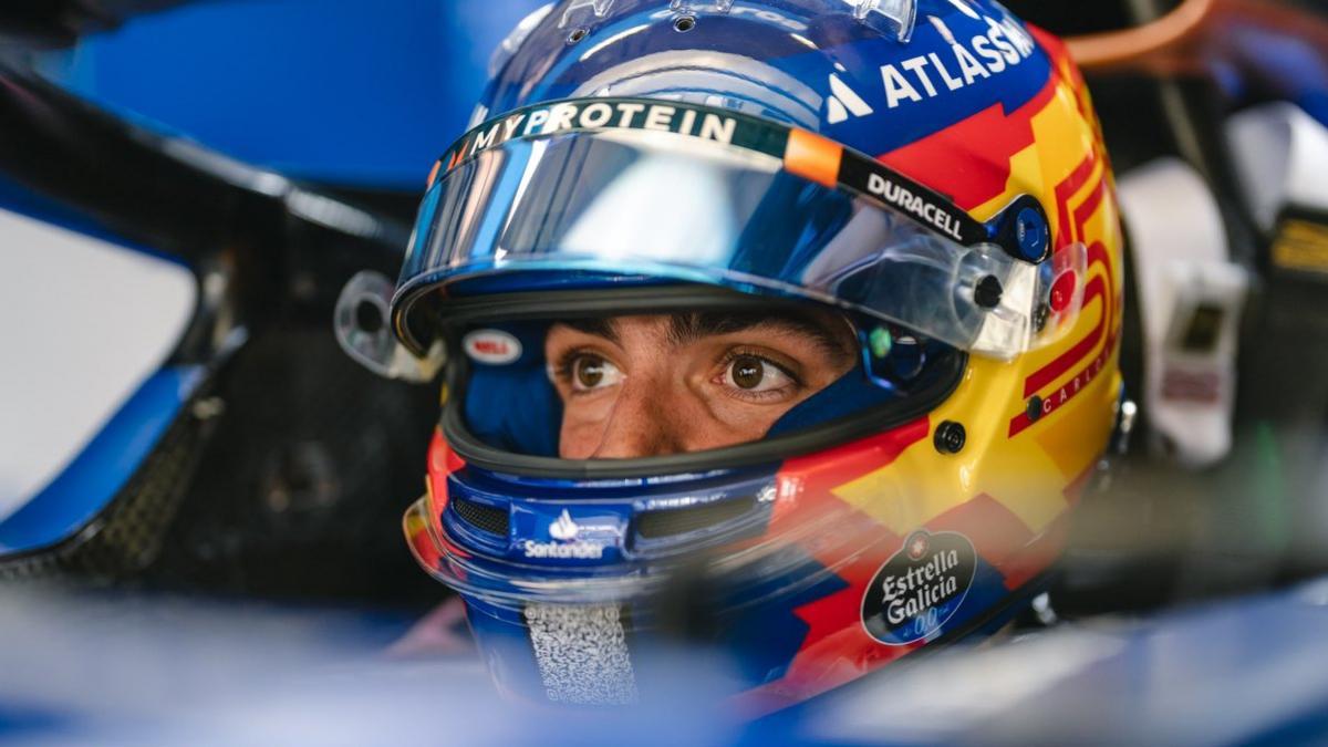 Carlos Sainz, este sábado en el circuito de Shanghai