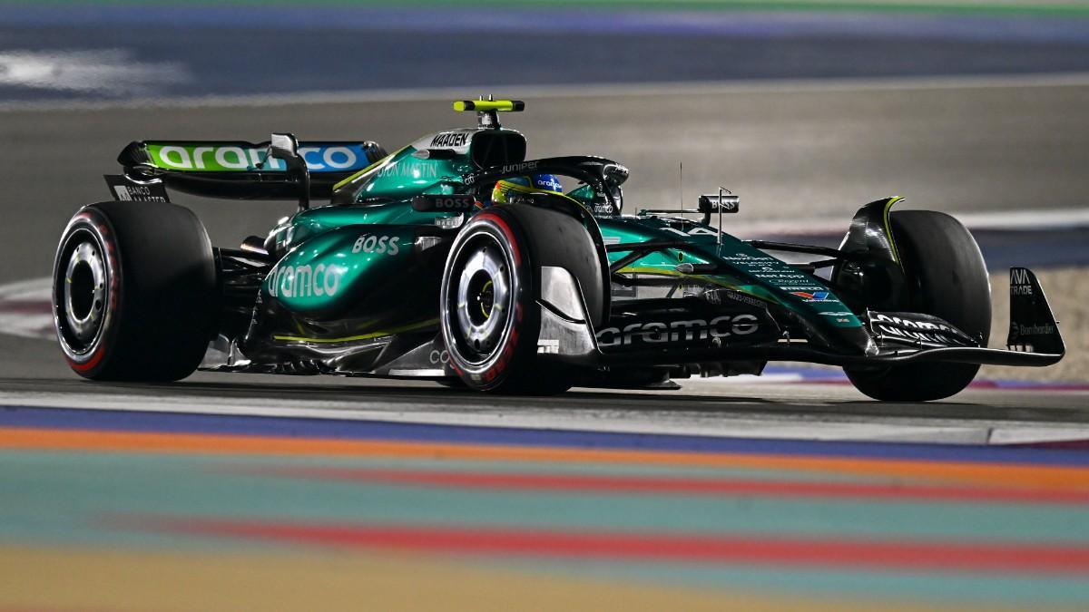 Fernando Alonso, durante la Carrera Sprint del GP de Qatar