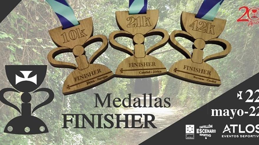 Ya están preparadas las medallas para los &#039;finishers&#039;.