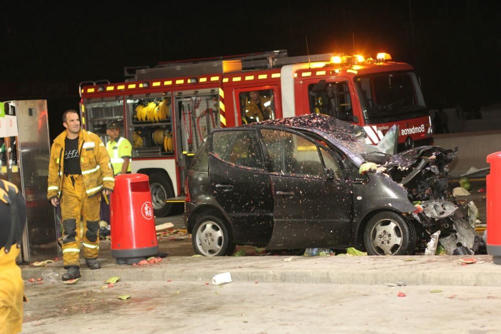 Accidente en la A-31 a la altura de Petrer