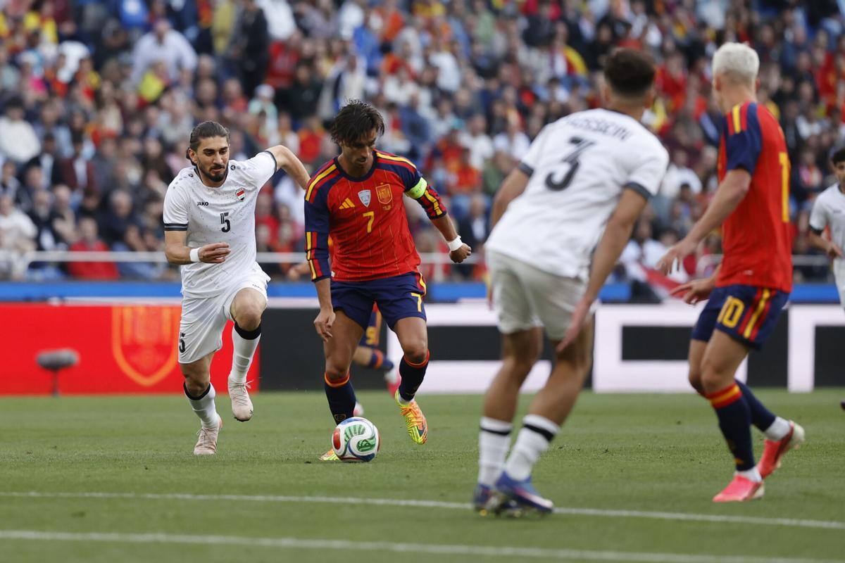 Amistoso de selecciones: España - Irak, en imágenes.