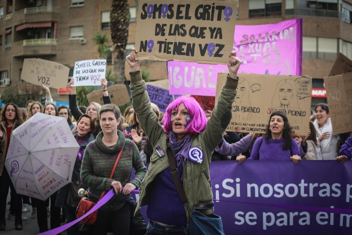 Huelga feminista en Extremadura