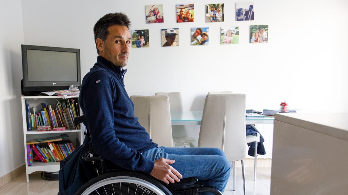 Francesc Jiménez, ciclista que quedó parapléjico por una bala de un cazador