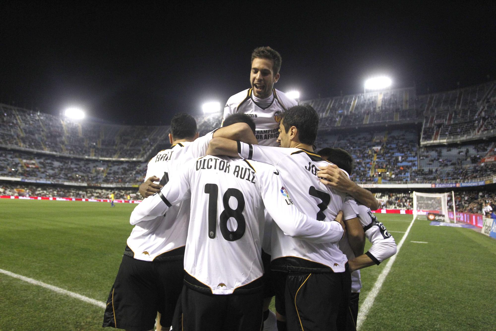 Así fue el Valencia - Cadiz de Copa del Rey de 2011