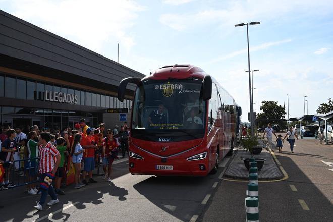 La Roja ya está en Badajoz