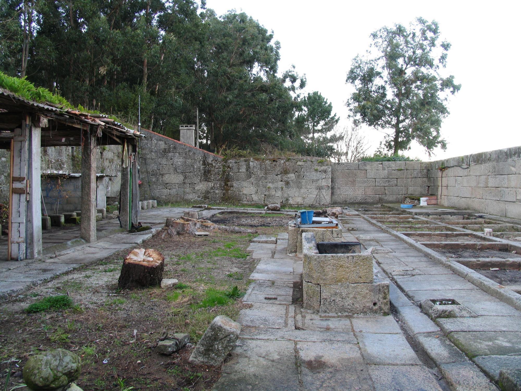 La salazón de Mourisca, en Bueu. Su estado antes de la restauración
