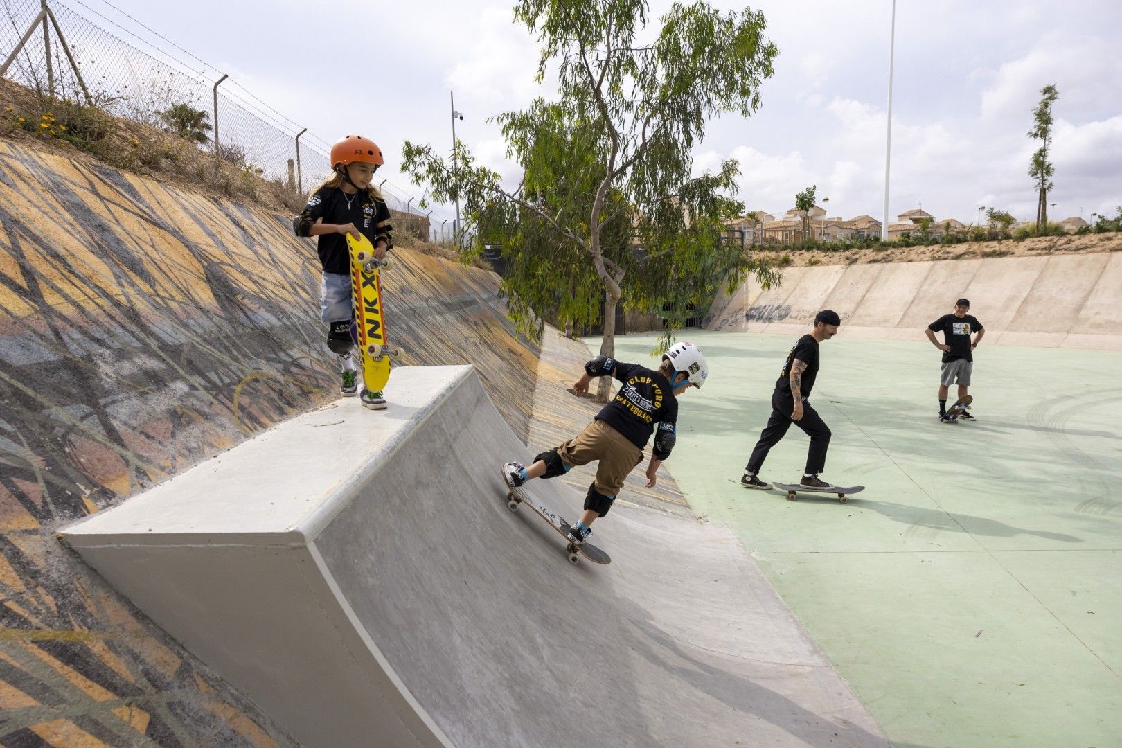 Parque inundable y skateboard en Torrevieja