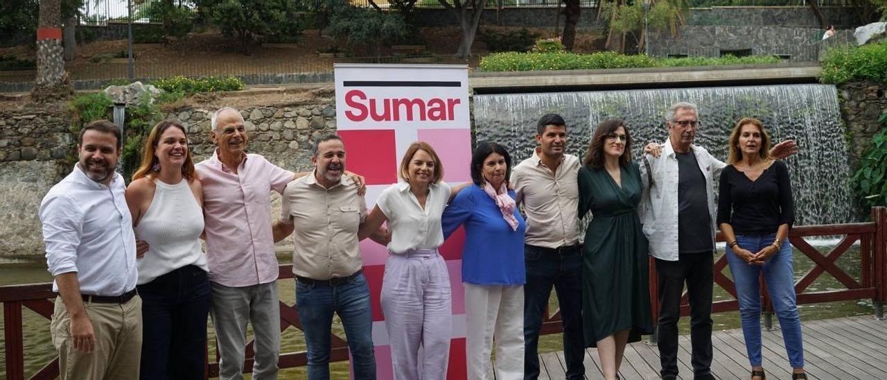 Sumar presenta candidatura por Las Palmas.