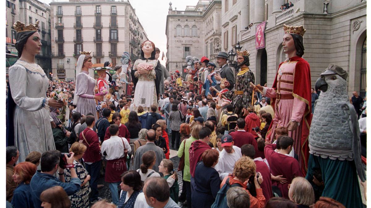 Así ha sido la Mercè los últimos 30 años