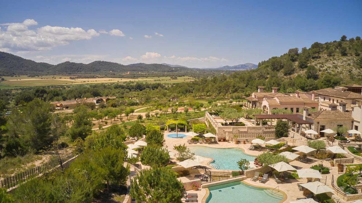 Vista del hotel Cap Vermell.