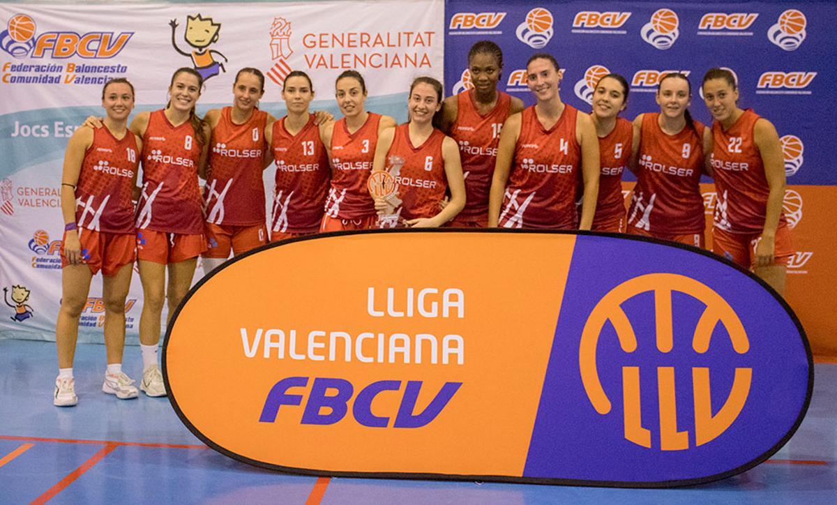 CB Rolser Pedreguer, subcampeón de la de la Lliga Valenciana 1ª División Femenina.