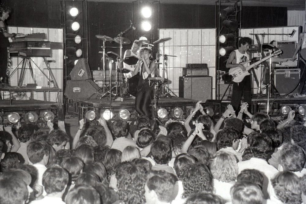 Concert de Mecano a Scopas el juliol de 1984