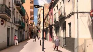 Simulación de cómo quedaría la calle del Tenor Masini con la reforma.