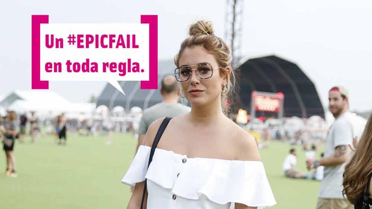 Blanca Suarez en el festival Madcool celebrado en Madrid