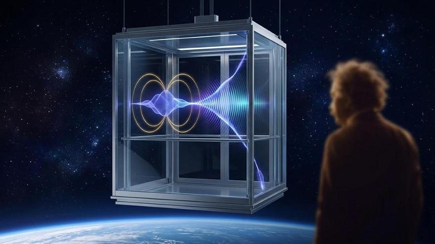 L'ascensore di Einstein rivela il suo segreto quantistico: rilevata la "impronta" della caduta libera