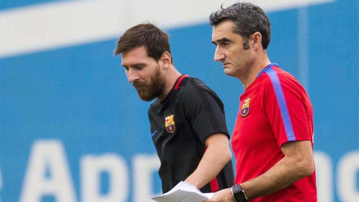 Valverde habló del papel de Leo Messi en el equipo