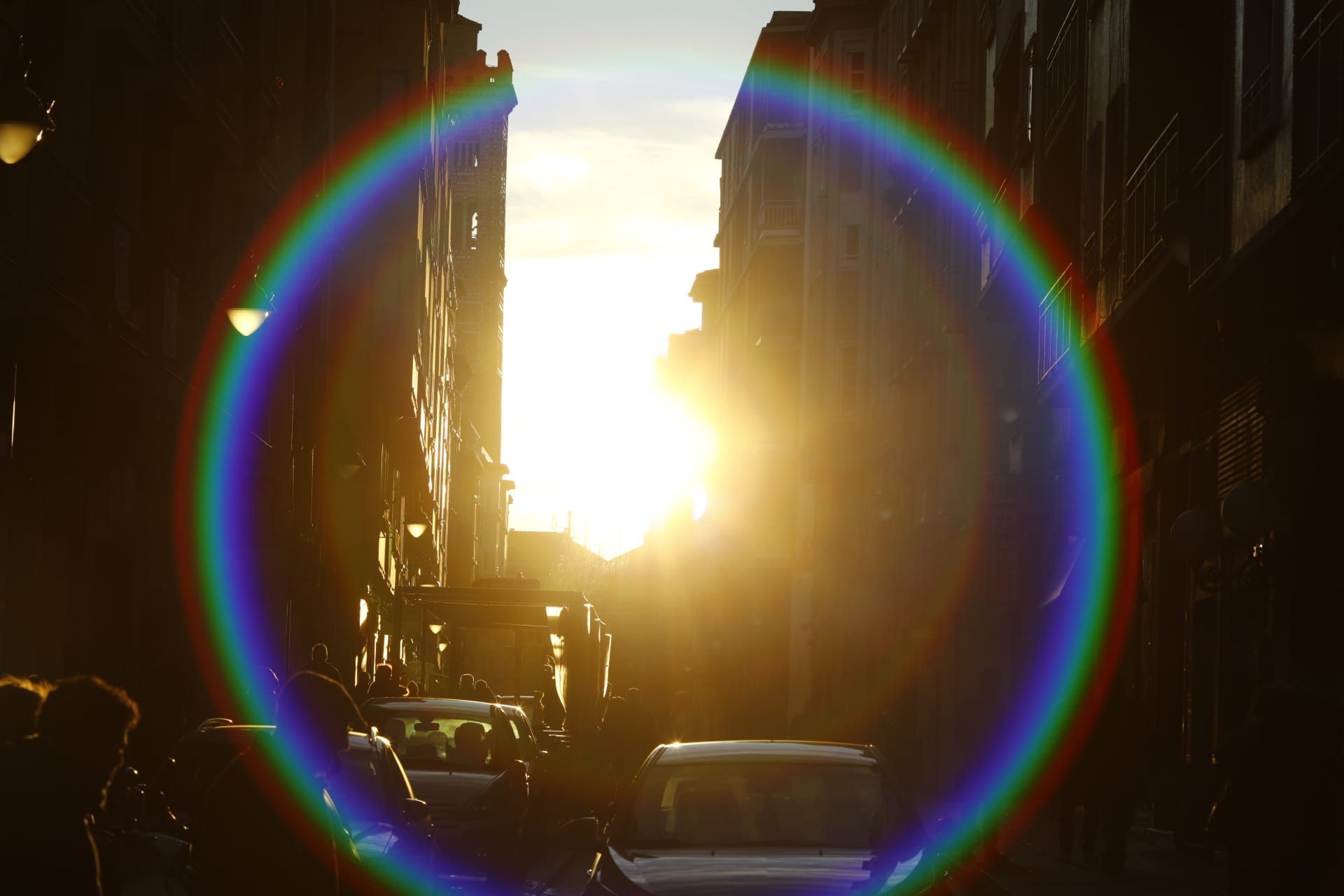 EN IMÁGENES | Así ha sido el hermoso solsticio de invierno en la calle Mayor de Zaragoza