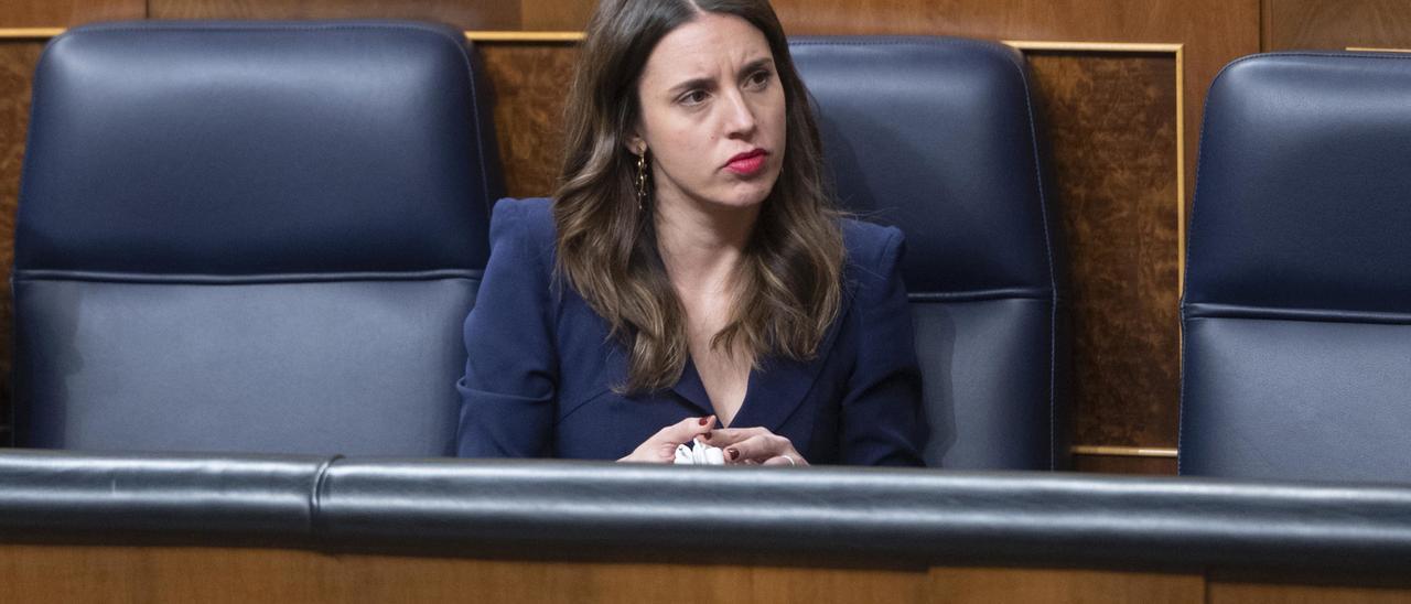 Archivo - La ministra de Igualdad, Irene Montero