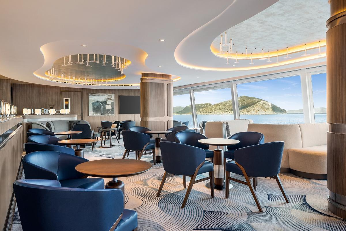 Horizons Bar del Oceania Cruises.