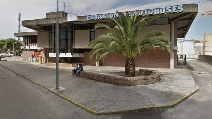 La estación de autobuses de Ponteareas. // FdV