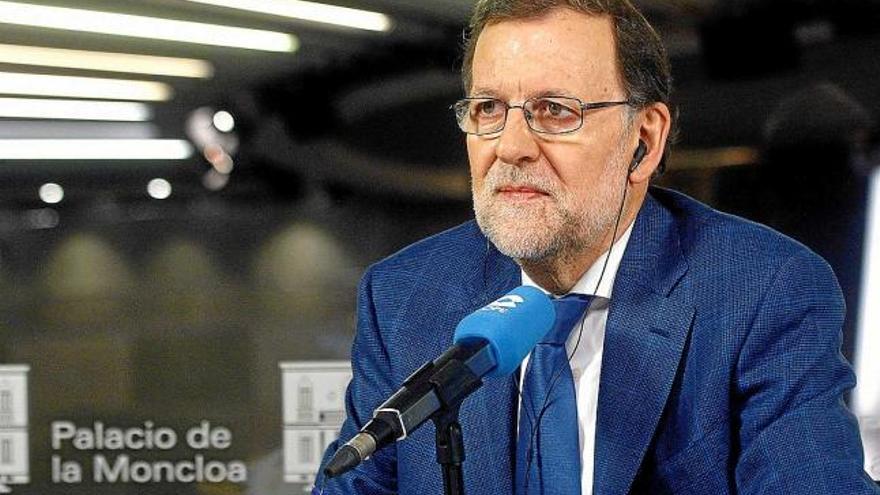 Mariano Rajoy va ser entrevistat ahir a la Cadena Cope