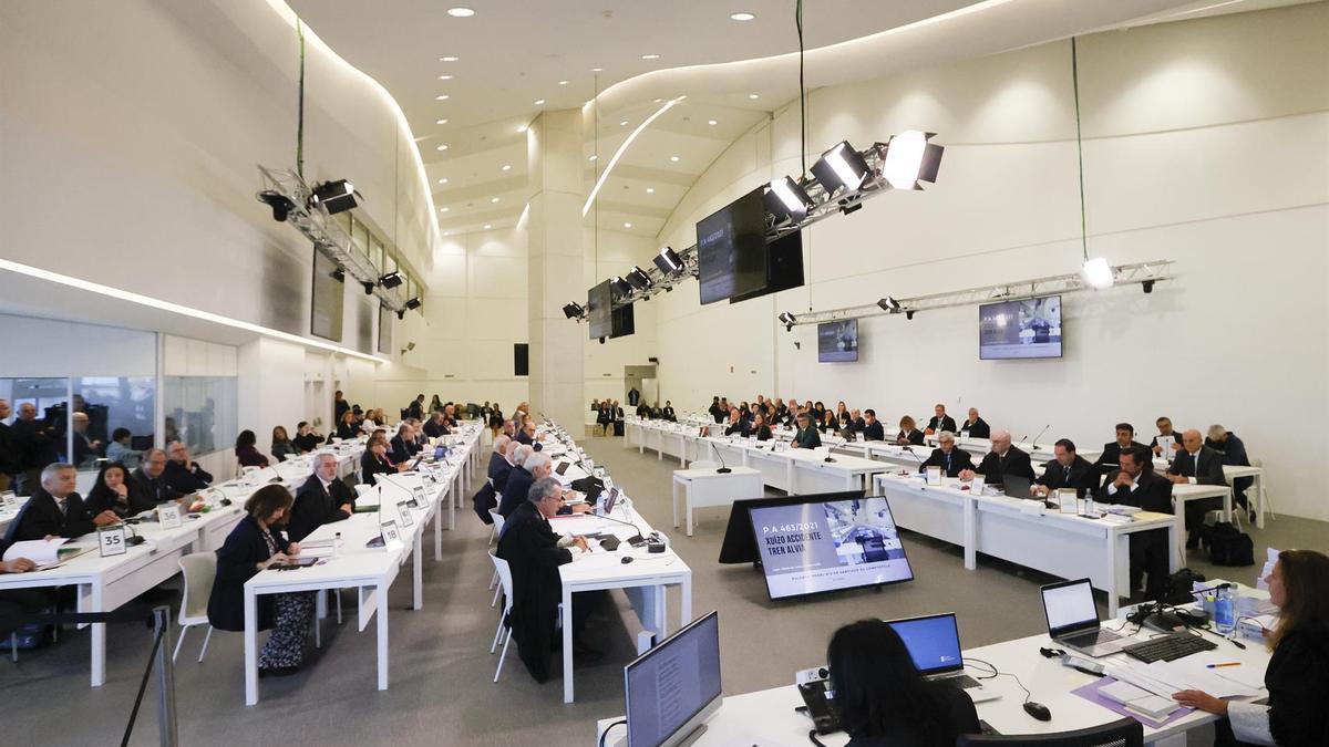 Vista de la sala en la que se celebra el juicio.