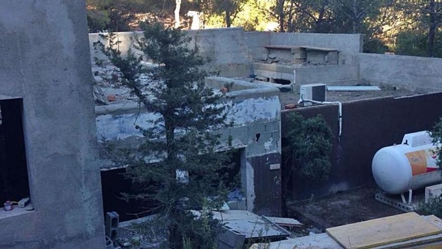 El Consell de Ibiza ordena la demolición de una vivienda ilegal en suelo rústico protegido