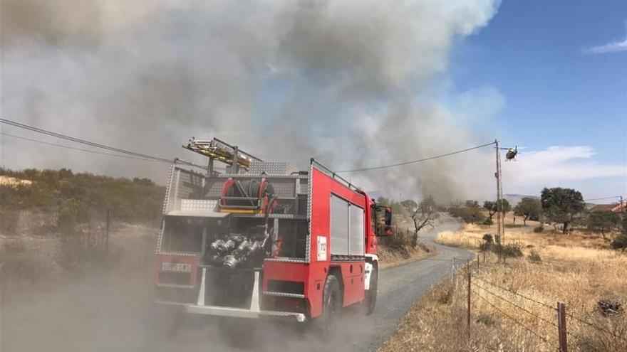 Estabilizado el incendio forestal en Pozoblanco