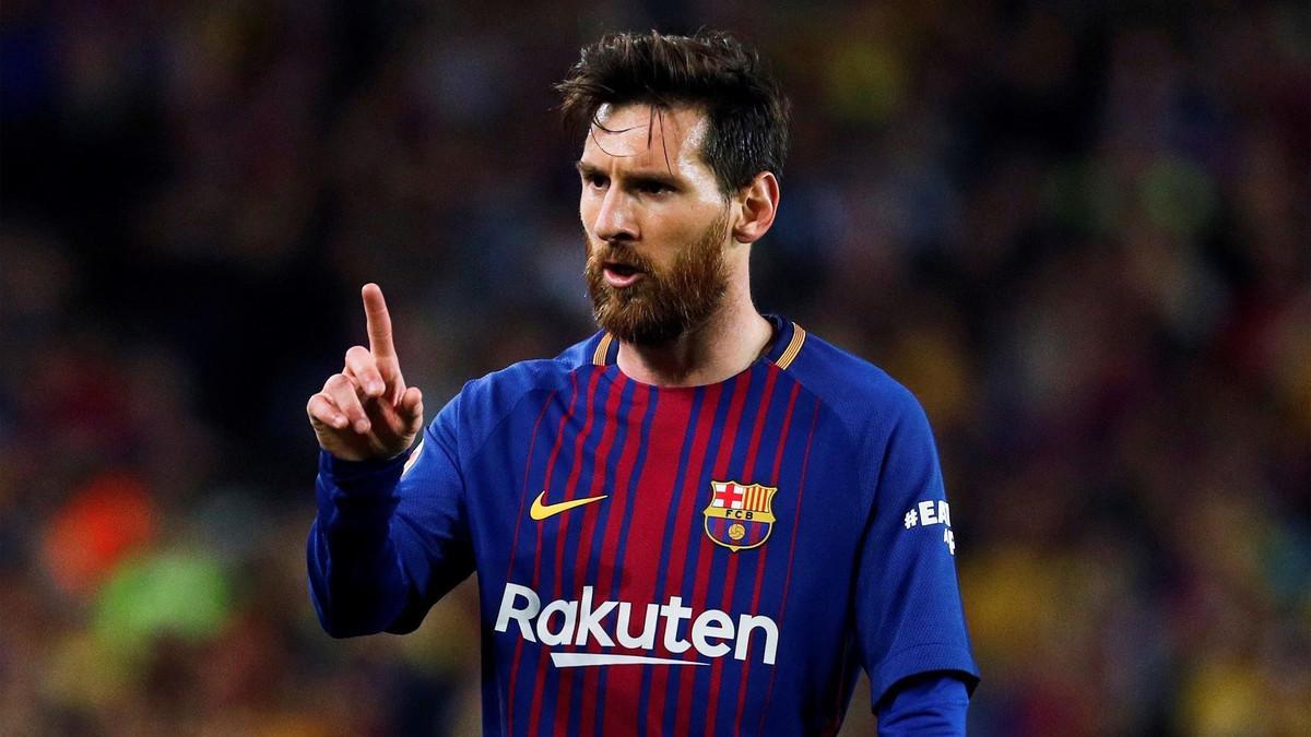 Messi disputó los últimos minutos del partido