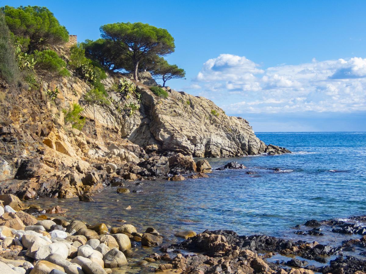 La playa de La Fosca en Palamós