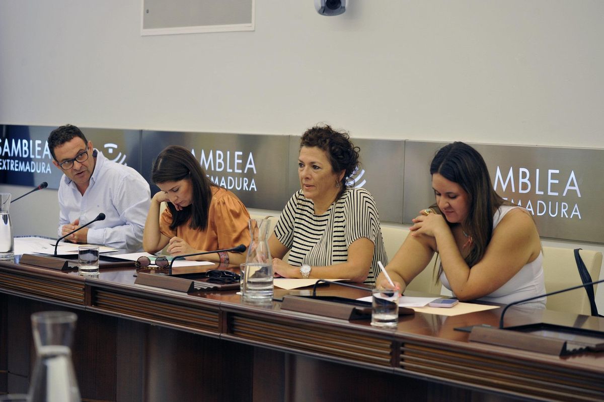 Diputados socialistas en la Comisión de Hacienda y Presupuestos.