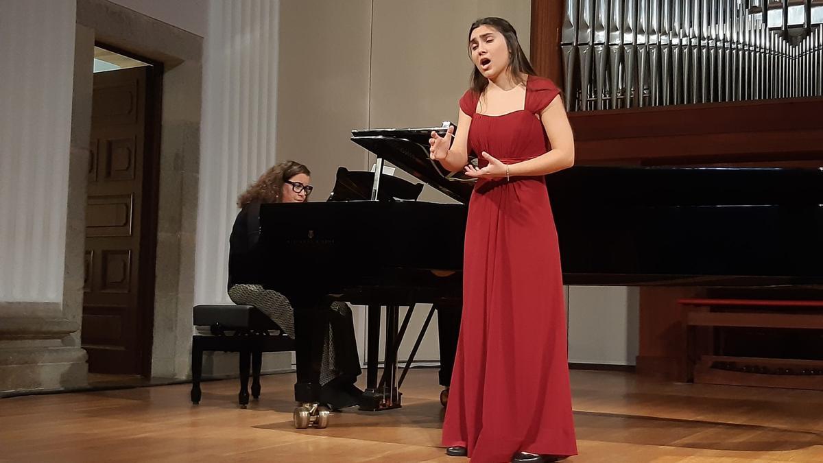 Lorena Bonnín, durante su interpretación