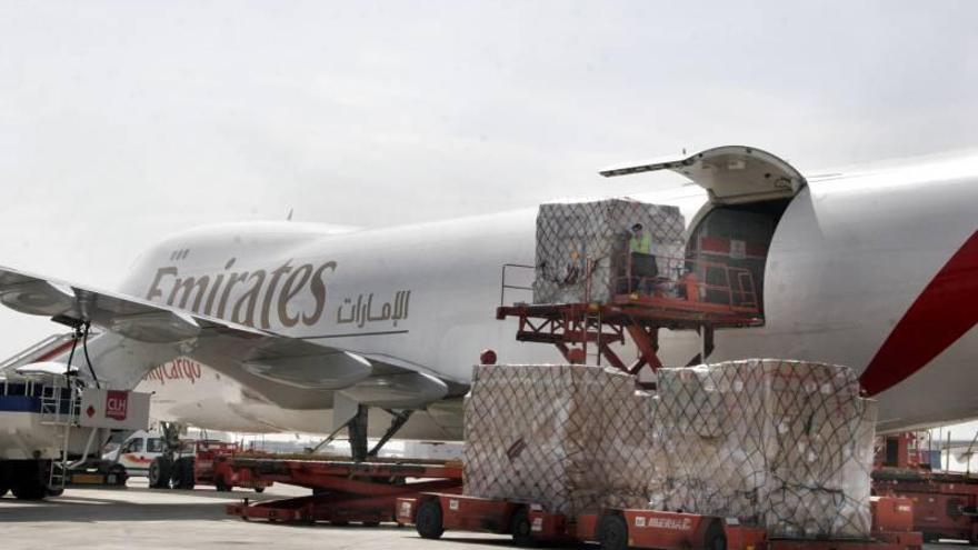 La carga transportada en el Aeropuerto de Zaragoza crece un 39,8 % en mayo