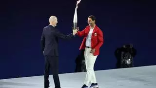Ceremonia de inauguración de los Juegos Olímpicos de París 2024, en directo: Zidane entrega a Nadal la antorcha
