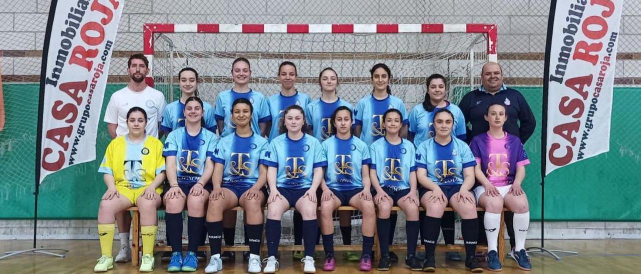 El equipo del Futsal Morrazo-T&amp;S Asesores que acaba de ganar la liga. |  // FUTSAL MORRAZO