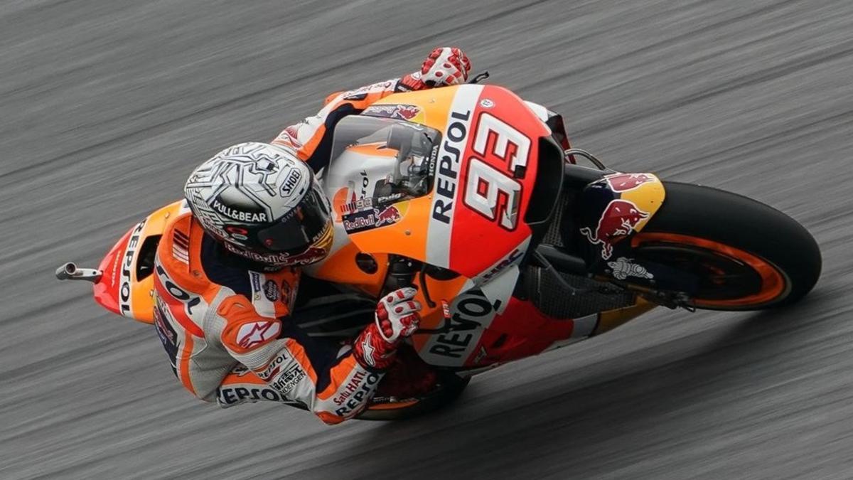 Marc Márquez (Honda), lider de MotoGP, ha demostrado hoy, en Austria, que es el rival a batir.