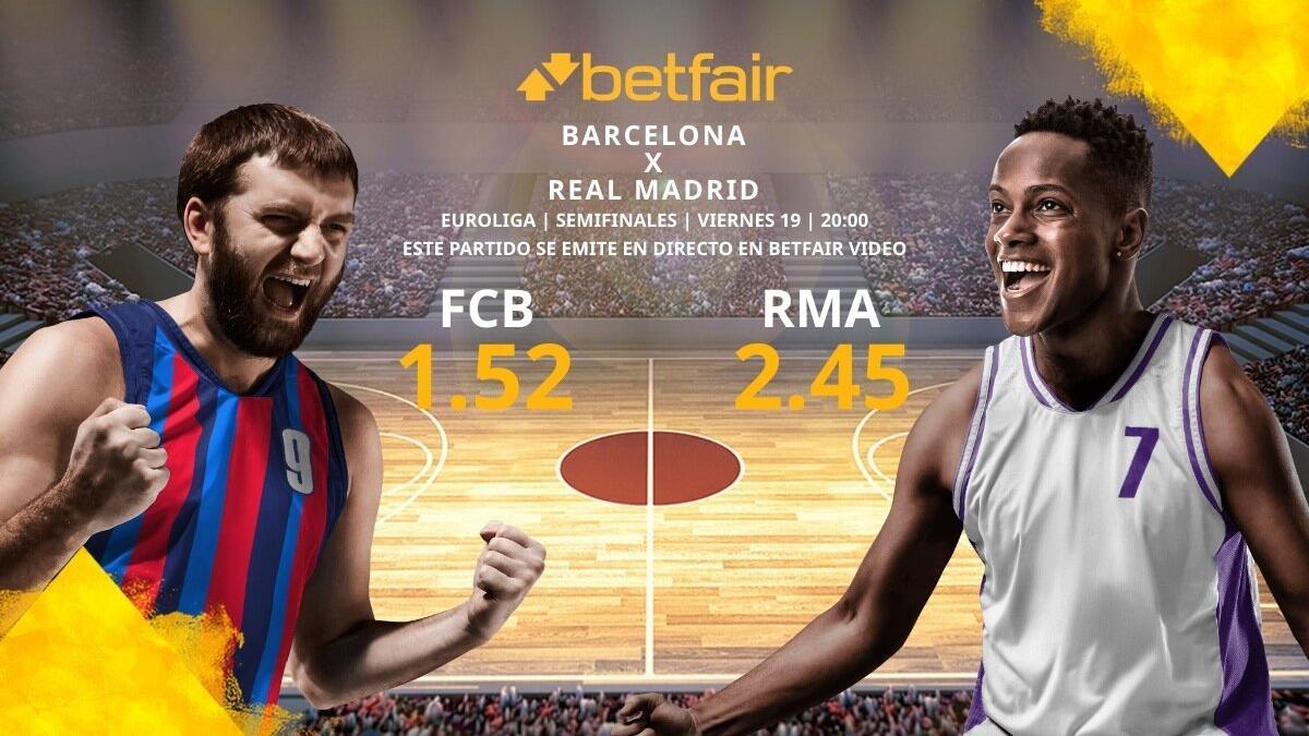 Barça Basket vs. Real Madrid: horario, TV, bajas, estadísticas y pronósticos de la Euroliga