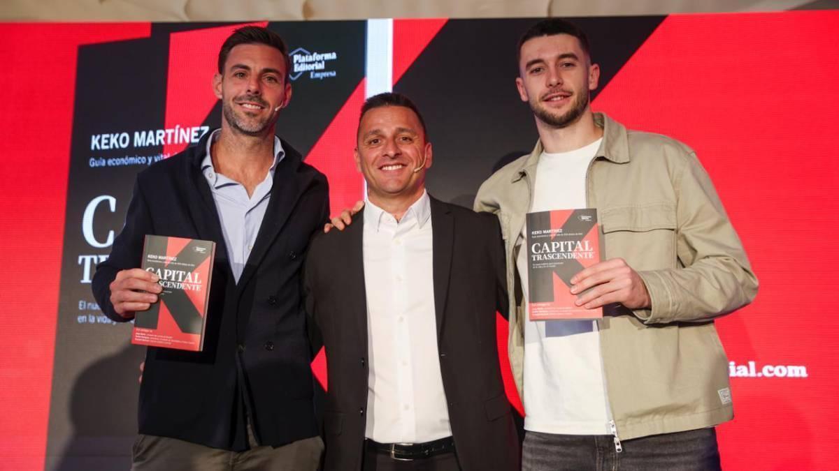 Joan Garcia, en la presentación del libro del exfutbolista Keko Martínez